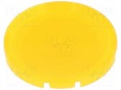 Actuator lens; 22mm; Colour: yellow; Man.series: M22