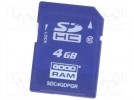 Karta pamięci; przemysłowa; SD, pSLC; 4GB; -40÷85°C