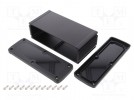Enclosure: multipurpose; X: 177.6mm; Y: 89mm; Z: 61.1mm; aluminium