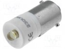 LED-Lampe; weiß; BA9S; 230V; Diodenzahl:1