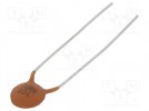 Capacitor: ceramic; 100pF; 500V; SL; ±10%; THT; 5mm