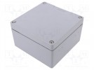 Obudowa: uniwersalna; X: 160mm; Y: 160mm; Z: 91mm; GA; aluminium; IP66
