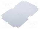 Mounting plate; steel; W: 126mm; L: 196mm; Series: ZP; ZP21014060