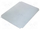 Einbauplatte; galvanisiertem stahl; NSYSBM405012; 2mm