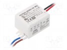 Power supply: switched-mode; LED; 3W; 3÷4.5VDC; 700mA; 90÷264VAC