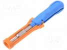 Tool: for demounting of terminals; terminals; Tool length:143mm
