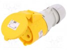 Steckverbinder: zur AC-Stromversorgung; Stecker; weiblich; 32A