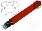Przewód; ÖLFLEX® HEAT 180 SiHF; Cu; linka; 24G1,5mm2; silikon