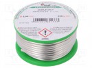 Lötdraht; Sn99,3Cu0,7; 2,5mm; 250g; bleifrei; Verpackung: Spule