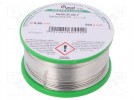 Drut lutowniczy; Sn99,3Cu0,7; 0,8mm; 250g; bezołowiowe; 227°C