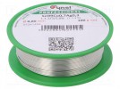 Soldering wire; Sn99Ag0,3Cu0,7; 0.8mm; 100g; lead free; 216÷227°C