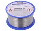 Soldering wire; Sn60Pb40; 0.8mm; 250g; lead-based; Package: reel