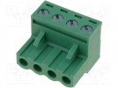 Klemmleiste abschaltbar; weiblich; 5mm; gerade; Wege:4; 20A; 320V
