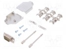 D-Sub; PIN: 9; Stecker; männlich; Stanzkontakte; gerade; Löten