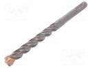 Wiertło; do betonu; Ø: 12mm; L: 160mm; metal; węglik spiekany