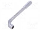 Key; L-type,socket spanner; HEX 8mm; Chrom-vanadium steel; 117mm
