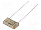 Kondensator: papierowy; X1; 1nF; 480VAC; 10,2mm; ±20%; THT; 1000VDC