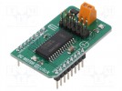 Click board; Motorcontroller; GPIO,SPI; TLE 6208-6 G; 5VDC