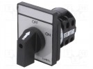 Switch: cam switch; Stabl.pos: 2; 16A; OFF-ON; Poles: 3; Pos: 2