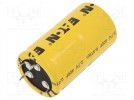 Supercapacitor; SNAP-IN; 400F; 2.7VDC; -5÷10%; Ø35x63mm; 3.2mΩ