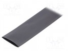 Heat shrink sleeve; thin walled; 3: 1; 40mm; L: 30m; black; reel