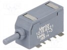 Mikroprzełącznik; 1-pozycyjne; SPDT; 0,5A/60VDC; SMT; 5N; 6mm