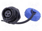 Socket; SP11; female; PIN: 3; with protective cap; IP68; 4÷6.5mm; 5A