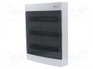 Gehäuse: für Modulapparatur; IP40; Aufputz,Wandbefestigung; ABS