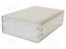 Enclosure: with panel; vented; 1402; X: 180mm; Y: 262mm; Z: 79mm