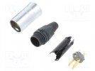 Złącze: XLR; wtyk; męskie; XX-HE; 16A; PIN: 3; proste; na przewód