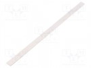 Taśma: termoprzewodząca; W: 12mm; L: 240mm; Thk: 1,5mm; 3W/mK; biały