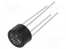 Mostek prostowniczy: jednofazowy; Urmax: 200V; If: 2A; Ifsm: 50A