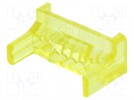 Guide plate; Cat: 6; 27AWG÷24AWG; yellow