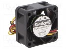 Wentylator: DC; osiowy; 24VDC; 40x40x20mm; 19,8m3/h; 40dBA; kulkowe
