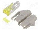 Złącze: RJ45; wtyk; PIN: 8; Kat: 6a; nieekranowane; złocony; 8p8c