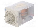 Przekaźnik: elektromagnetyczny; DPDT; Ucewki: 24VDC; max.250VAC
