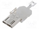 Plug case; ZX; for cable; USB 2.0; cut from reel; 4000pcs.