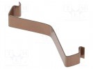 Pressfeder; L: 37,3mm; H: 8,5mm; natürlich