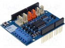 Erweiterungsmodul; motor driver; uC: L298P; Im Set: Laborkarte