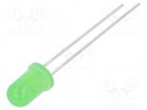 Zestaw: LED; 5mm; THT; 50szt; zielony; 3÷15V; plastikowe pudełko