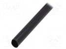 Schrumpfschlauch; mit Kleber; 4: 1; 18,3mm; L: 1,2m; schwarz