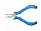 Pliers; curved,precision; 130mm