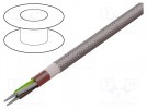 Przewód; SiHF; Cu; linka; 4G0,75mm2; silikon; brązowo-czerwony