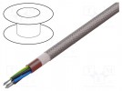 Przewód; SiHF; Cu; linka; 5G0,75mm2; silikon; brązowo-czerwony