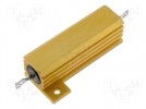 Widerstand: Drahtwiderstand; mit Radiator; geschraubt; 2,2kΩ; 50W