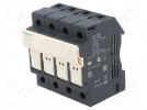 Podstawa bezpiecznikowa; 10x38mm; na szynę DIN; 32A; 690V