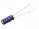 Kondensator: elektrolityczny; THT; 10uF; 35VDC; Ø5x11mm; ±20%; 60mA