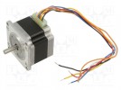 Motor: DC; 2-phasen,Schrittmotor,unipolar; 24VDC; 1,8° Schritt